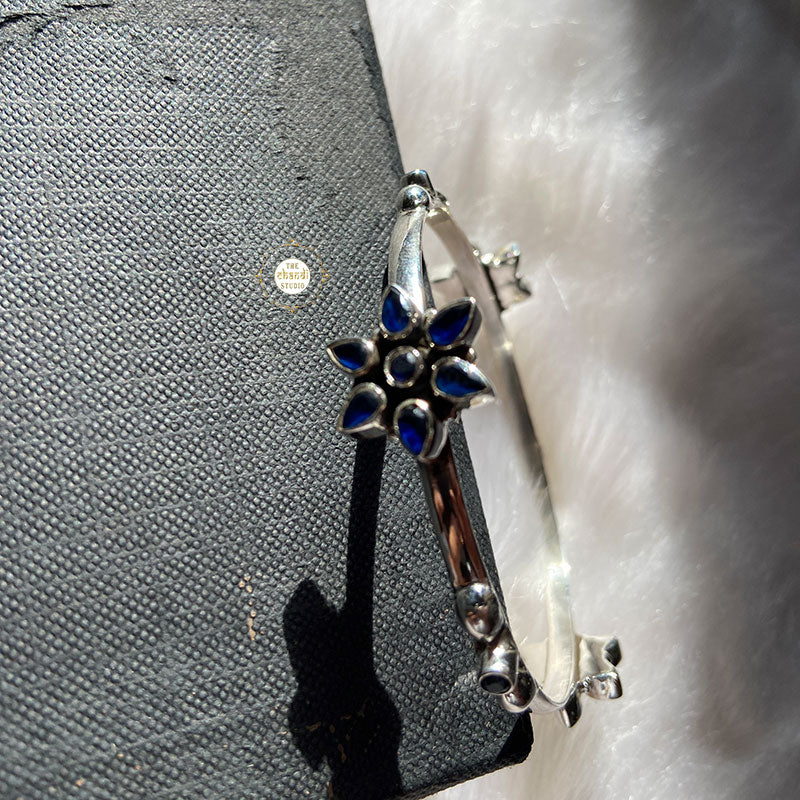Floral Motif Stone Bangle (Piece) - Image 3