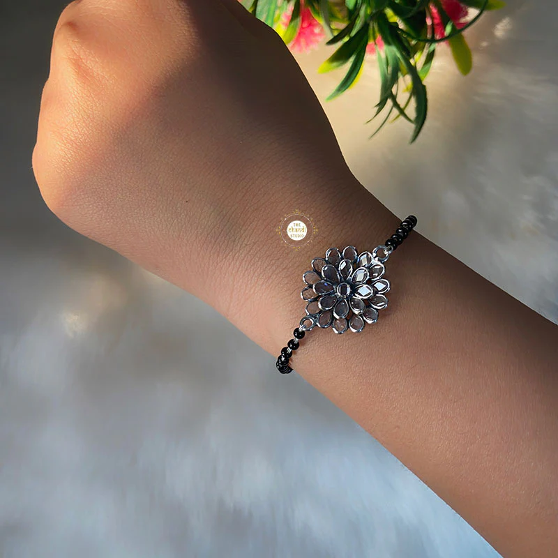 Floral Mangalsutra Bracelet (Piece) - Image 2