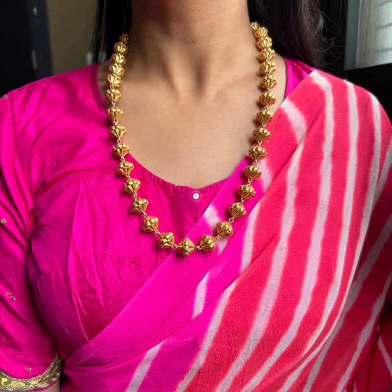 Full Gold Long Necklace