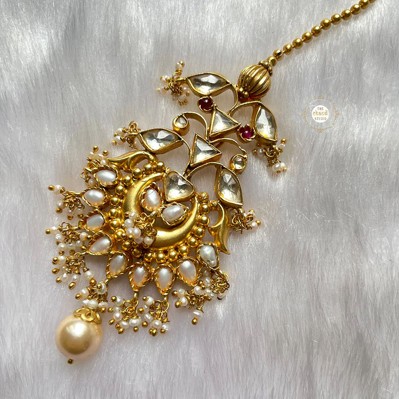 Full Gold Shringaar Maangtika - Image 3