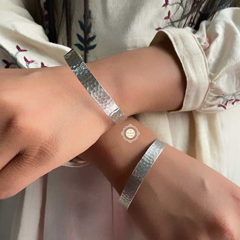 Hammered Bliss Bangle (Piece) - Image 6