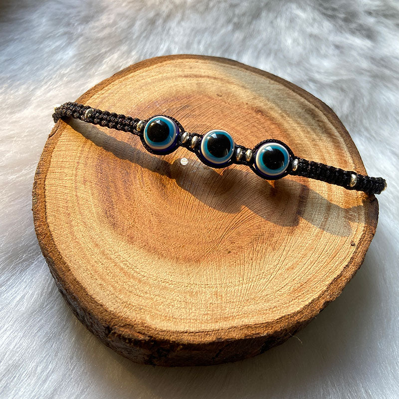 Handcrafted Evil Eye Braid Bracelet (Piece) - Image 6