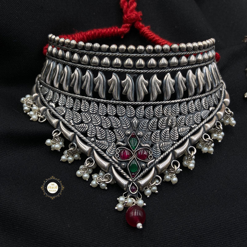 Jashn Pearl Thread Necklace Set - Image 9