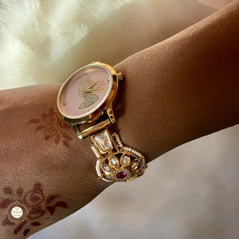 Kundan Delight Timeless Women Watch - Image 2