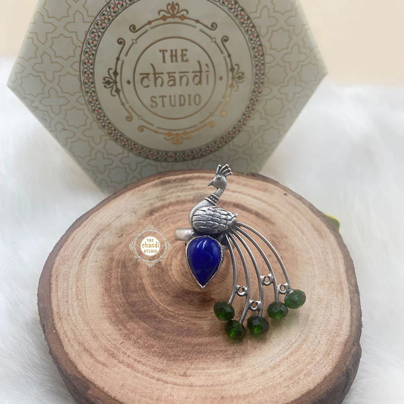 Majestic Peacock Ring - Image 7