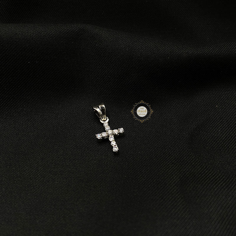 Minimal Cross Pendant (Without Chain) - Image 4