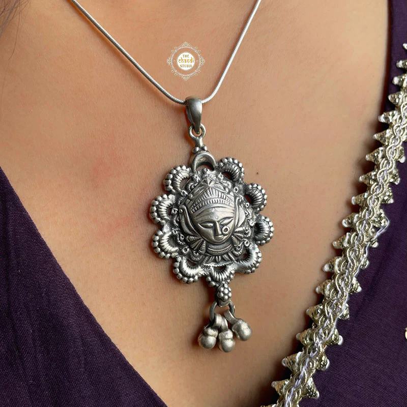 Mishika Durga Pendant (Without Chain) - Image 2