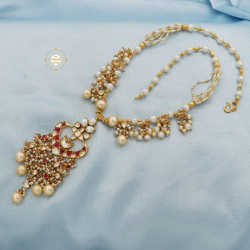 Muhurat Gold Polish I Heart You Necklace - Image 5