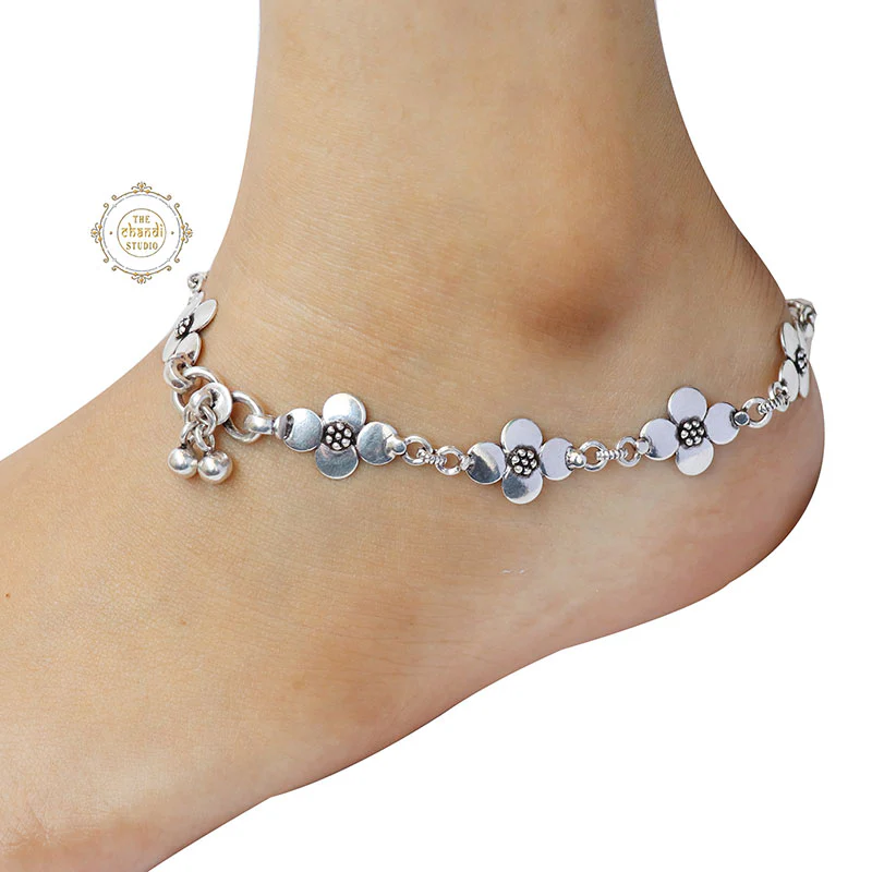 Noor Concentric Circle Timeless Anklet - Image 3