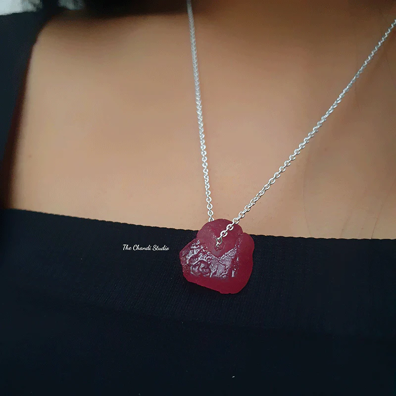Rustic Romance, Ruby Necklace - Image 2