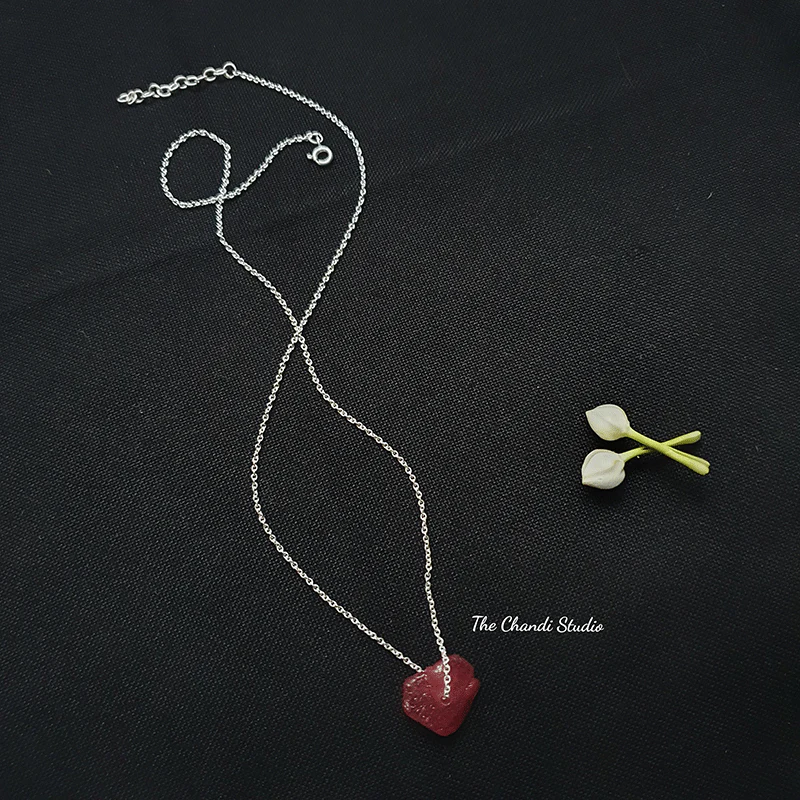 Rustic Romance, Ruby Necklace - Image 3