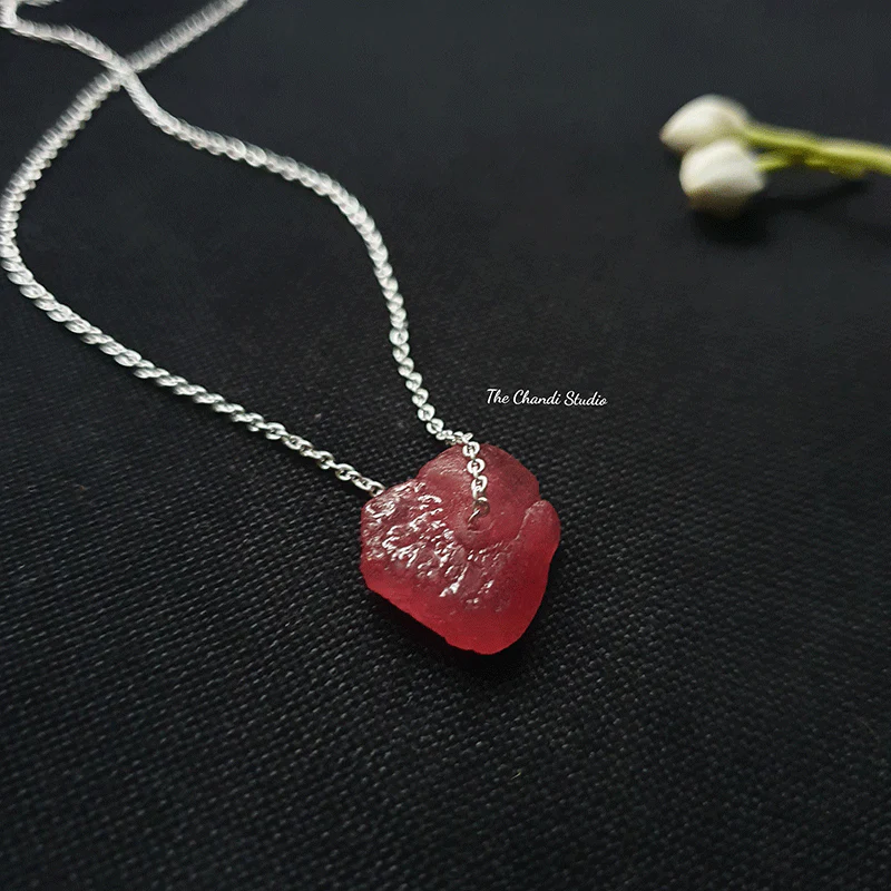 Rustic Romance, Ruby Necklace - Image 4