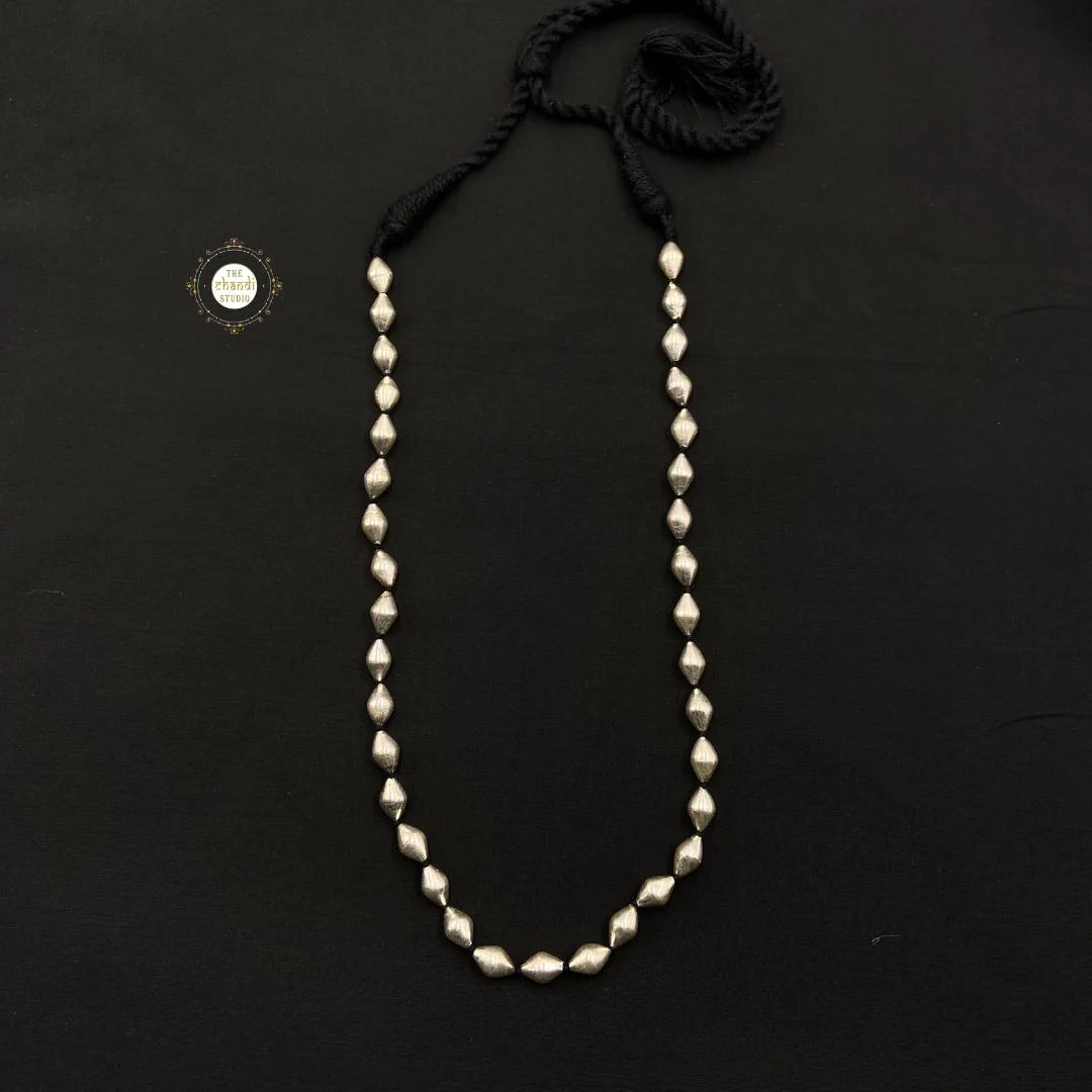 Sadabahar Dholki Bead Thread Necklace - Image 4
