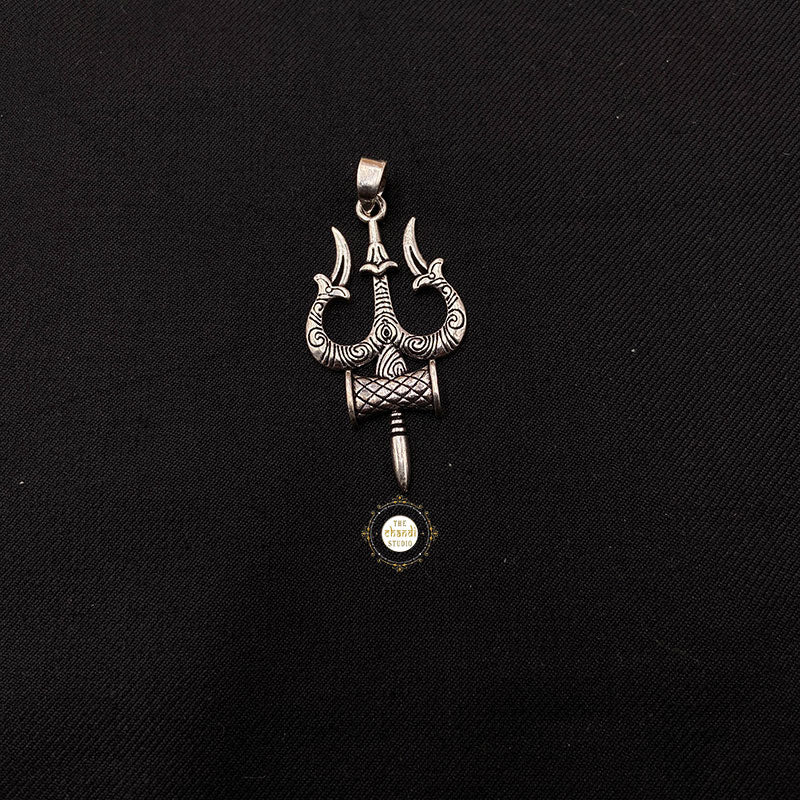 Shiva Trishul Pendant (Without Chain) - Image 4