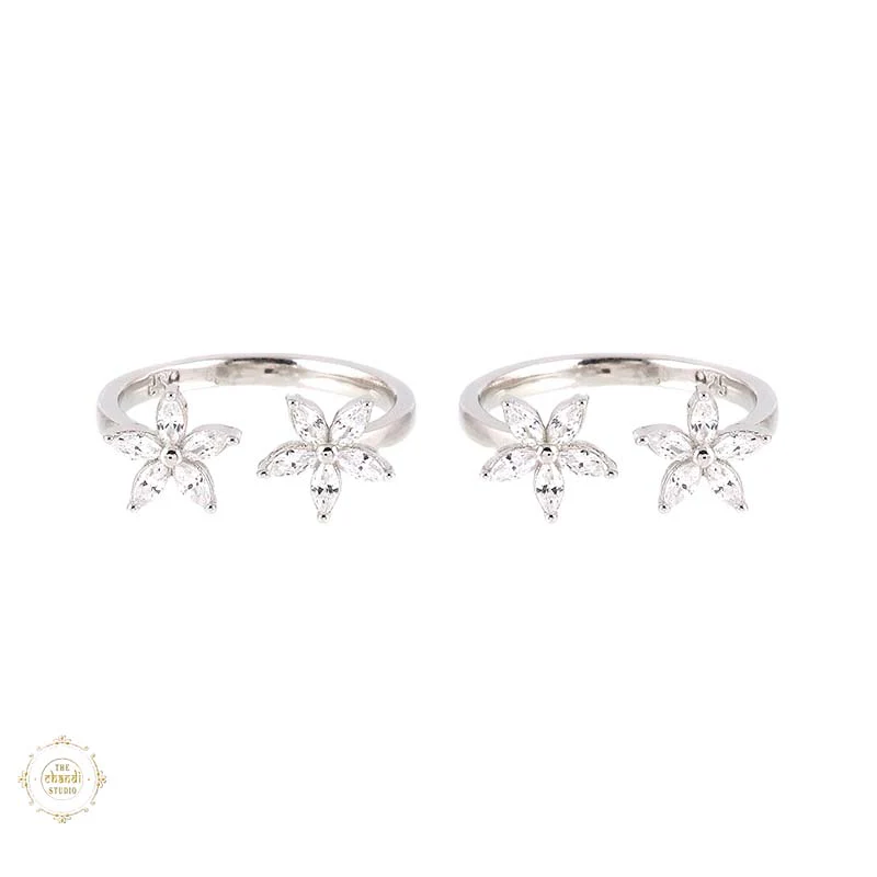 Sterling Silver Sterling Sparkling Shine Toe Ring - Image 15