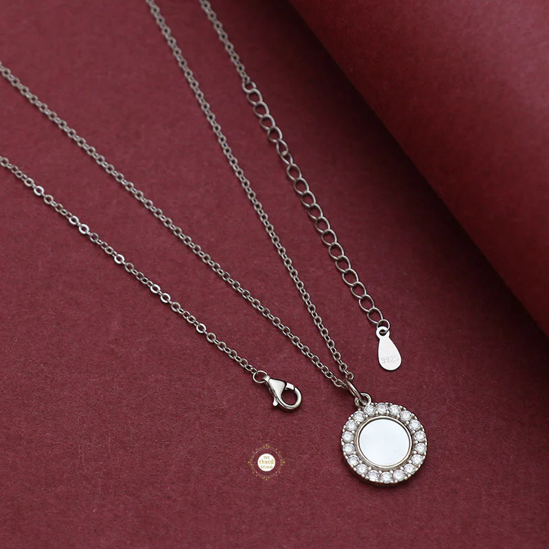 Sparkling Silver Sparkle Necklace - Image 4