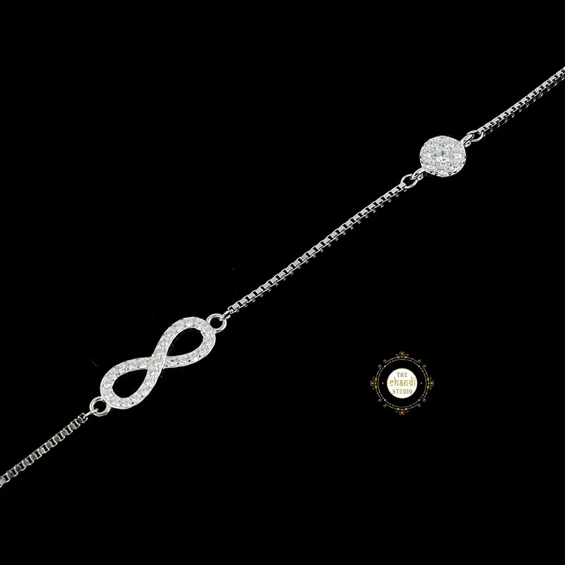 Sparkling Silver Forever Shine Bracelet - Image 4