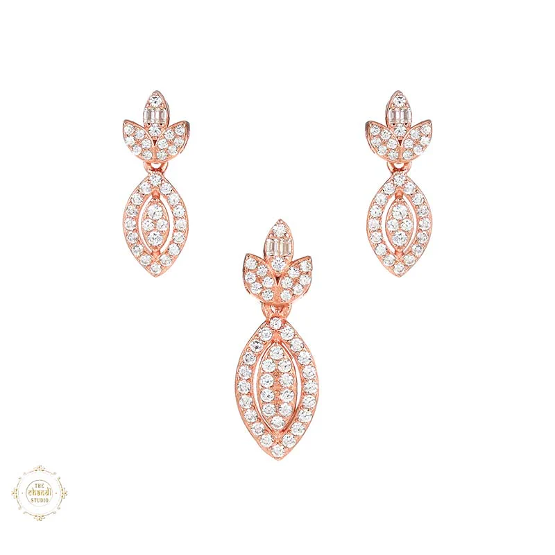 Sterling Silver Sparkling Silver Twinkle Drop Pendant Set (Without Chain) - Image 7