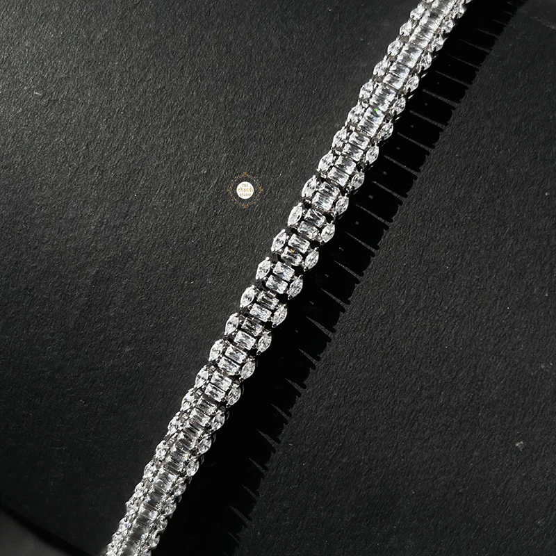 Sparkling Silver Twinkle Stone Bracelet - Image 3