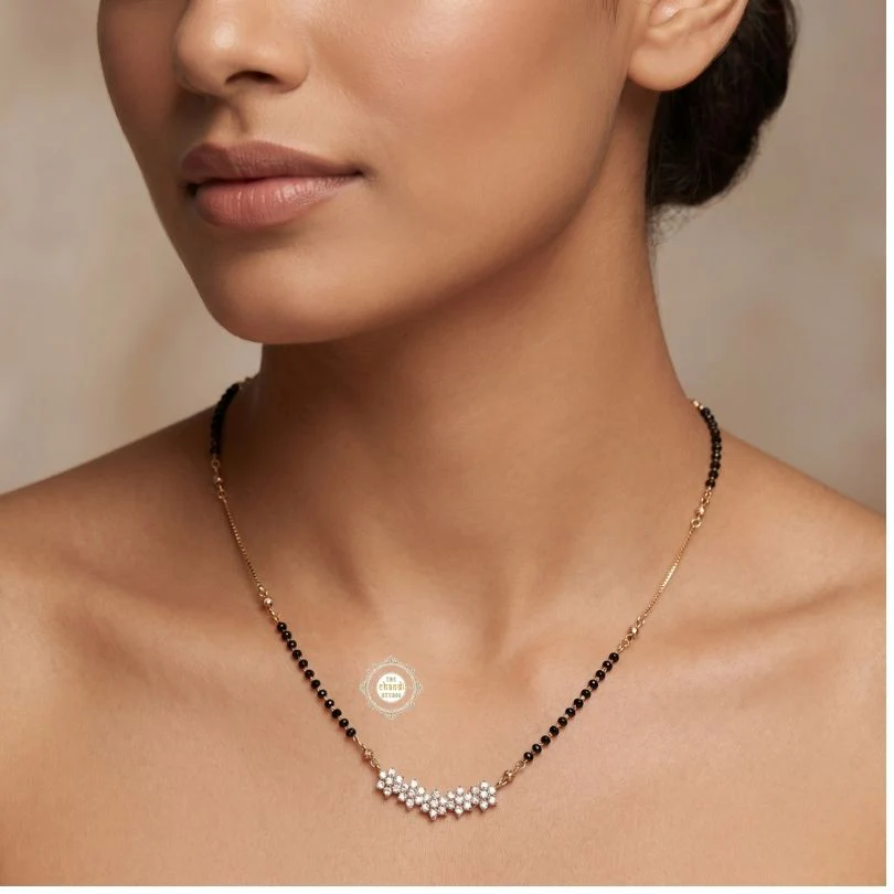 Sparkling Silver Treasure Timeless Mangalsutra - Image 3