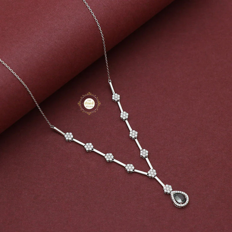 Sparkling Treasure Pear Cut Necklace - Image 3
