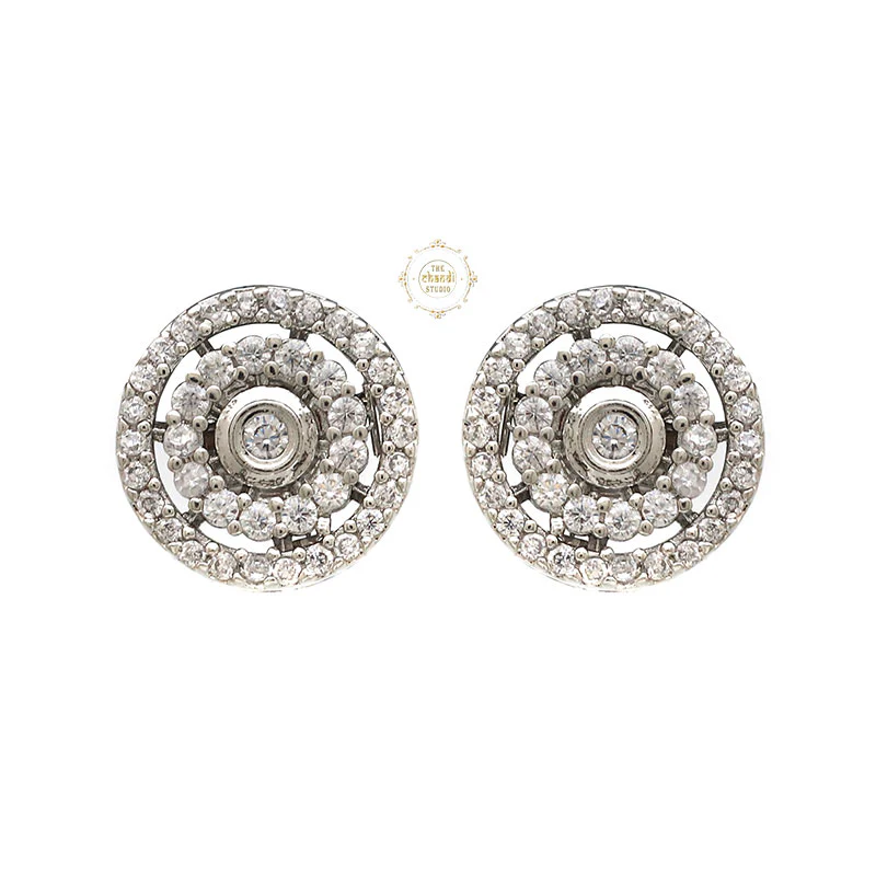 Sparkling Treasure Round Hasli Earring Set - Image 4
