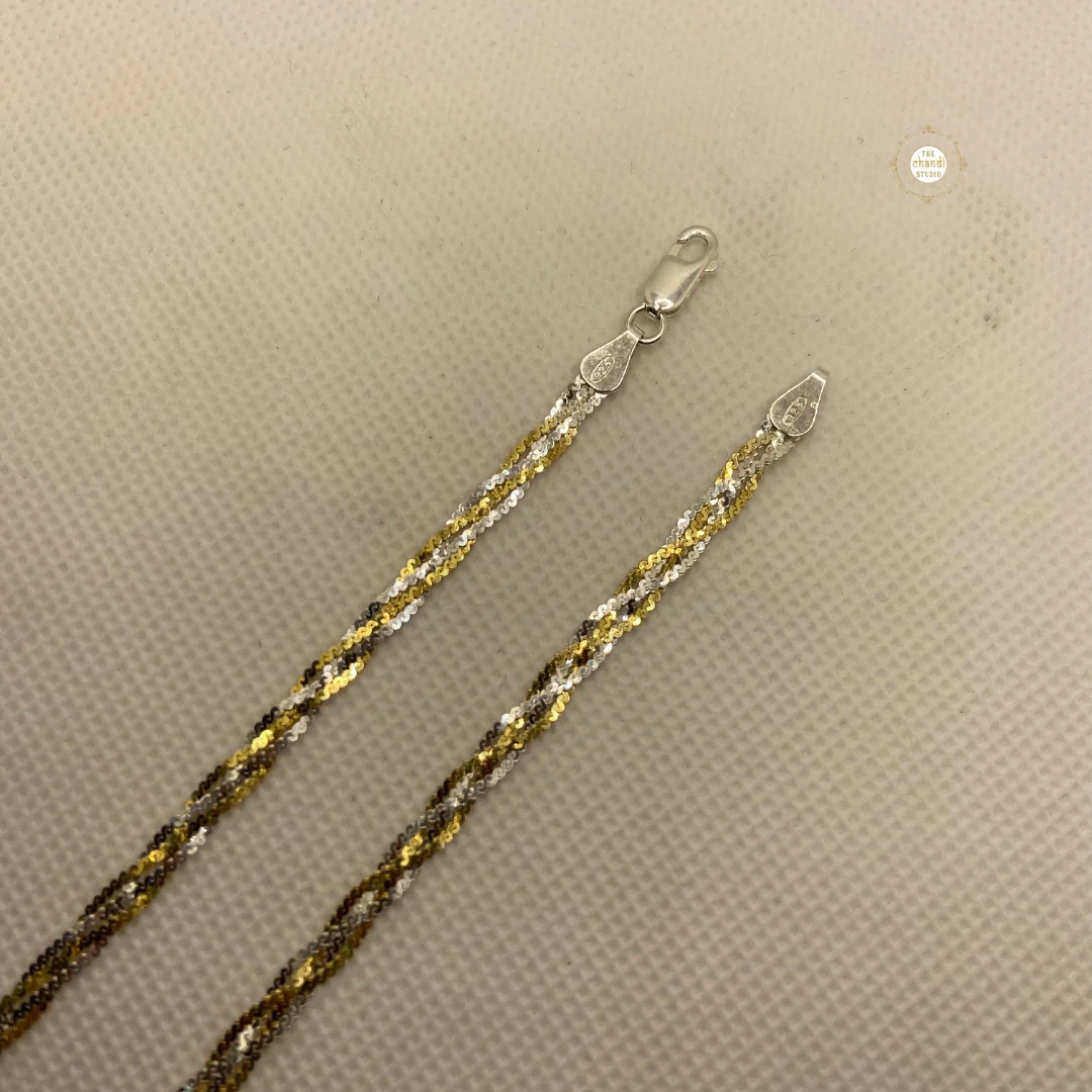 Dual Tone Silver Chain - Image 6