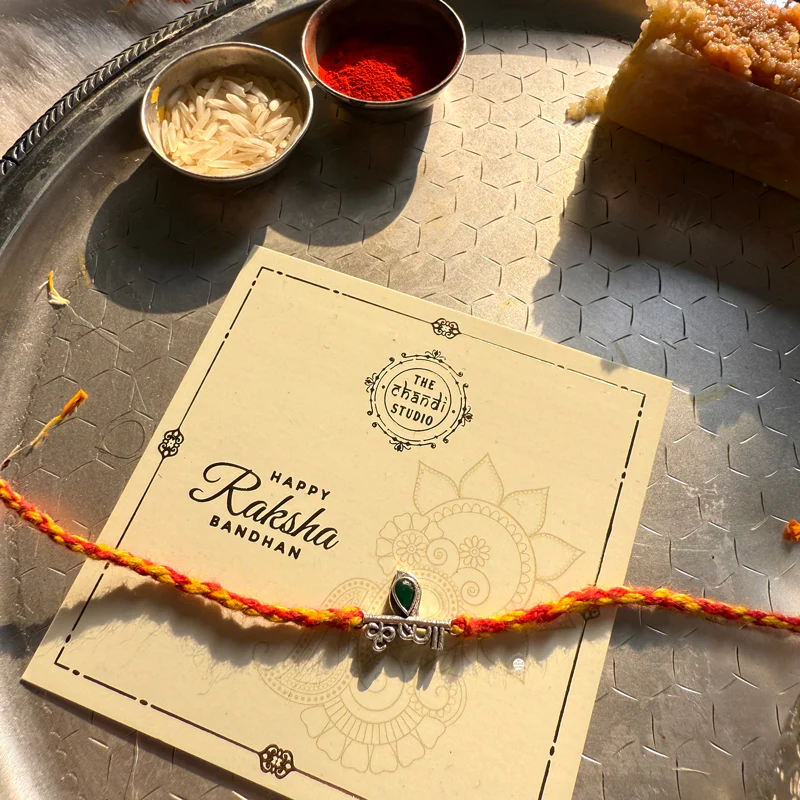 Sterling Silver Krishna Rakhi - Image 3