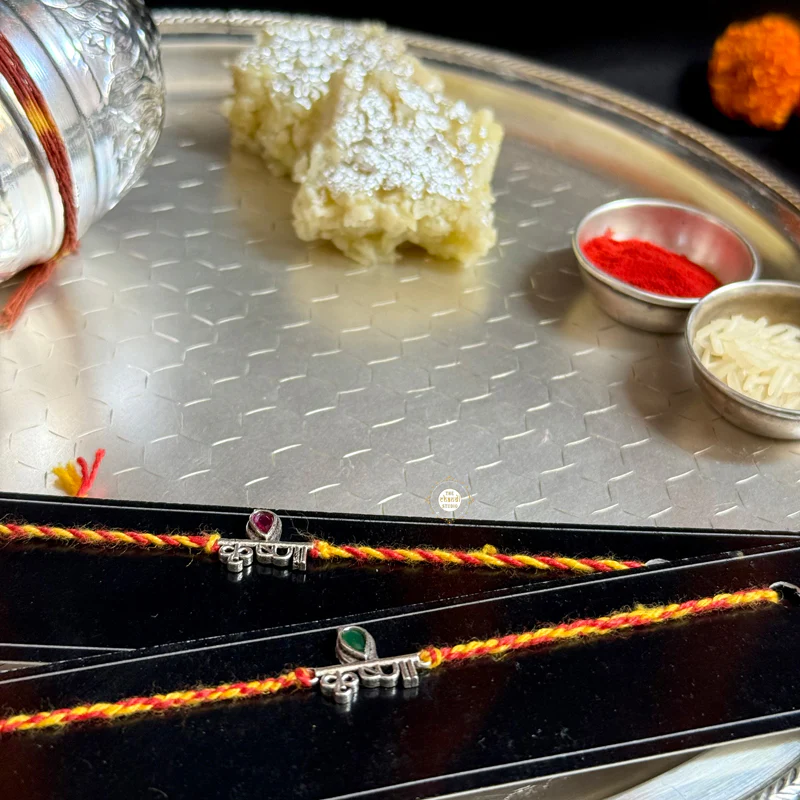 Sterling Silver Krishna Rakhi - Image 5