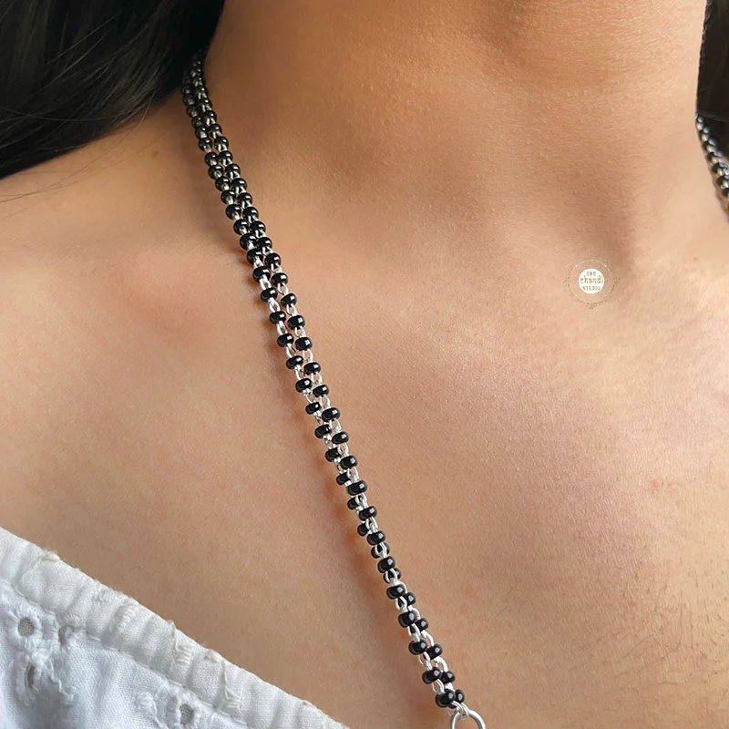 Sterling Silver Navratna Mangalsutra - Image 3