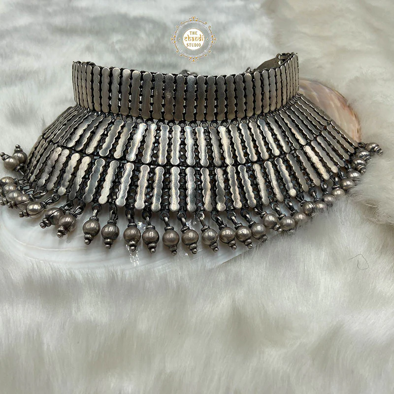 925 Sterling Silver Maharani Necklace - Image 4