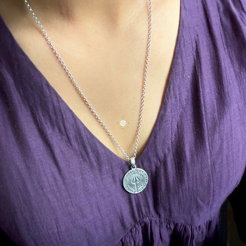 Sterling Silver Shiva Necklace (Unisex) - Image 3