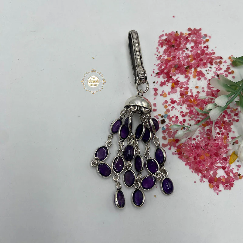 Stone Delight Jhumki Satka - Image 9