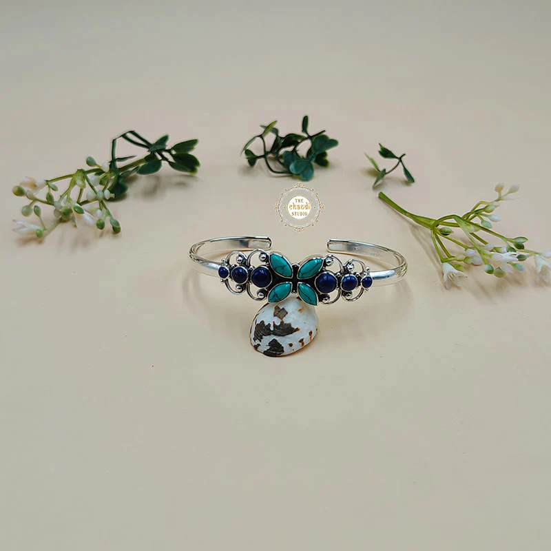 Turquoise Lapis Bracelet - Image 4