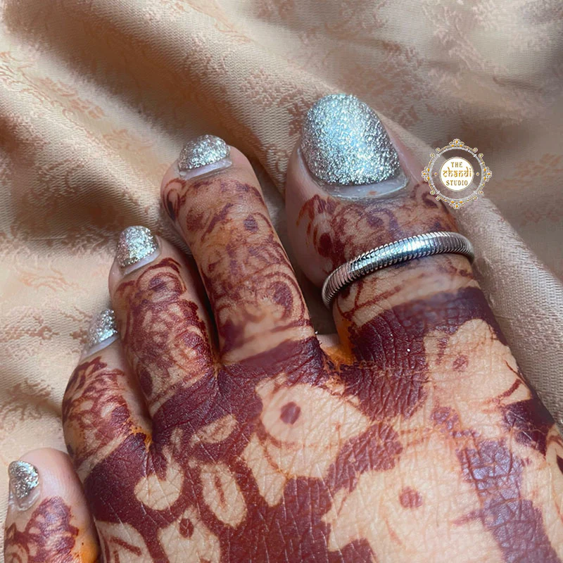 Utsav Band Thumb Toe Ring - Image 2